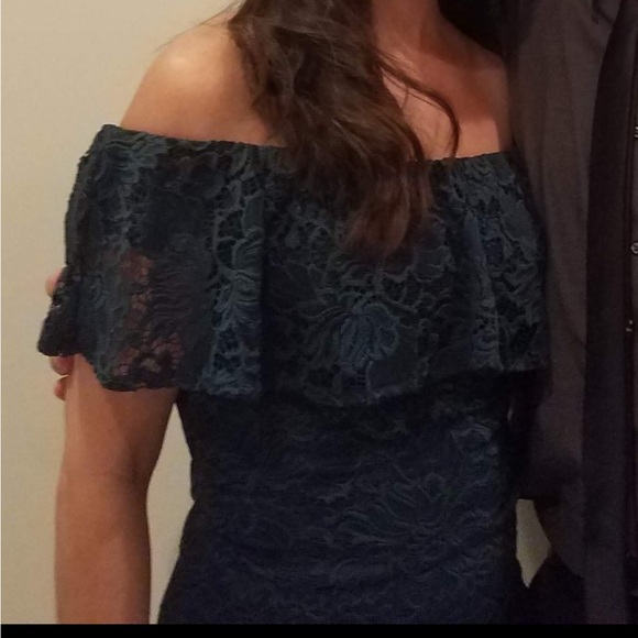 Emerald Sundae emerald green lace dress size large - Picture 8 of 8